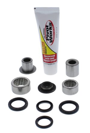 Honda CRF150R Shock Bearing Kit - Rear - Pivot Works - Teflon Spherical Bearings - `07-`23 Honda CRF150R Shock Bearing Kit - Rear - Pivot Works - Teflon Spherical Bearings - `07-`23